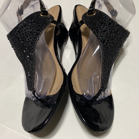 Dream Pairs Aditi black low heel sandals size 10 - Picture 8 of 15